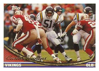 Carlos Jenkins Minnesota Vikings 1994 Topps NFL #524